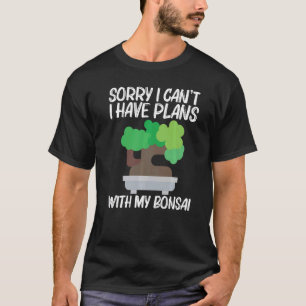 Cool Bonsai For Men Women Tree Plant Garden T-Shirt