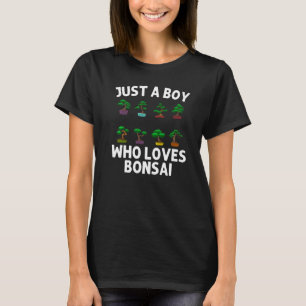 Cool Bonsai Tree For Boys Kids Plant Lady Japanese T-Shirt