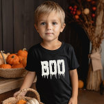 Cool BOO Drippy Script Funny Kid's Halloween T-Shirt<br><div class="desc">Make Halloween cool for the kiddos! 👻 Simple,  funny Halloween costume! Spooky fun! 🎃 #CoolBooTee #HalloweenKids</div>