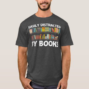 Cool Book Design For Men Women Bookworm Reading Bo T-Shirt