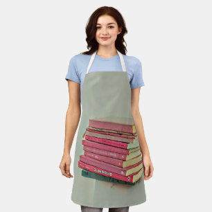 Cool book lover gift apron