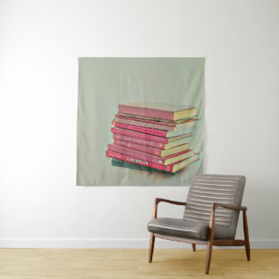 Cool book lover gift tapestry