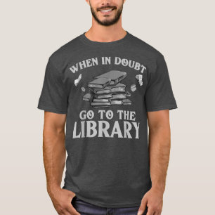 Cool Book Reader Men Women Library Themed Bookworm T-Shirt
