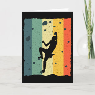 Cool Bouldering For Men Women Kids Boulderer Wall  Card