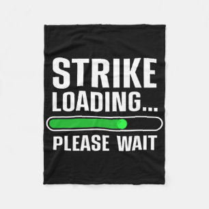 Cool Bowling Art For Men Women Kids Bowler Bowling Fleece Blanket