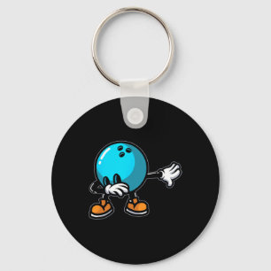 Cool Bowling Art For Men Women Youth Kids Bowl Bow Key Ring