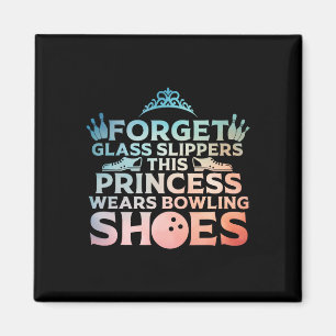 Cool Bowling Art For Women Girls Kids Bowler Targe Magnet