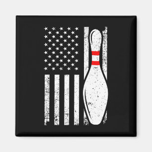 Cool Bowling Design For Men Women Bowler Bowling P Magnet