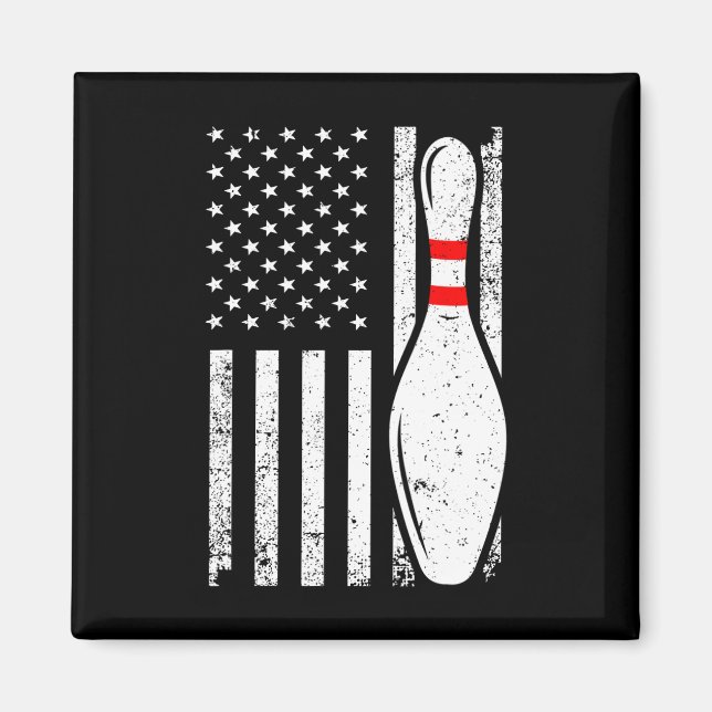 Cool Bowling Design For Men Women Bowler Bowling P Magnet (Front)