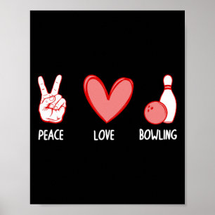 Cool Bowling For Men Women Bowler Target Sports Te Poster