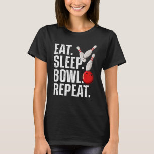 Cool Bowling For Men Women Bowling League Team Spo T-Shirt