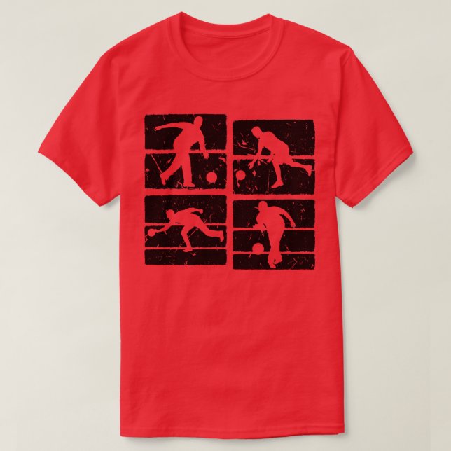 Cool Bowling Jersey Men Women Bowling Player T-Shirt (Design Front)