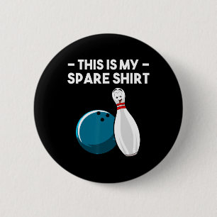 Cool Bowling Novelty For Men Women Bowling Team Ga 6 Cm Round Badge