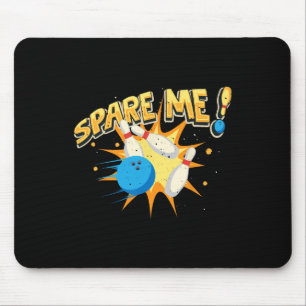 Cool Bowling Novelty For Men Women Bowling Team Ga Mouse Pad
