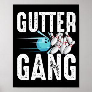 Cool Bowling Novelty For Men Women Bowling Team Ga Poster
