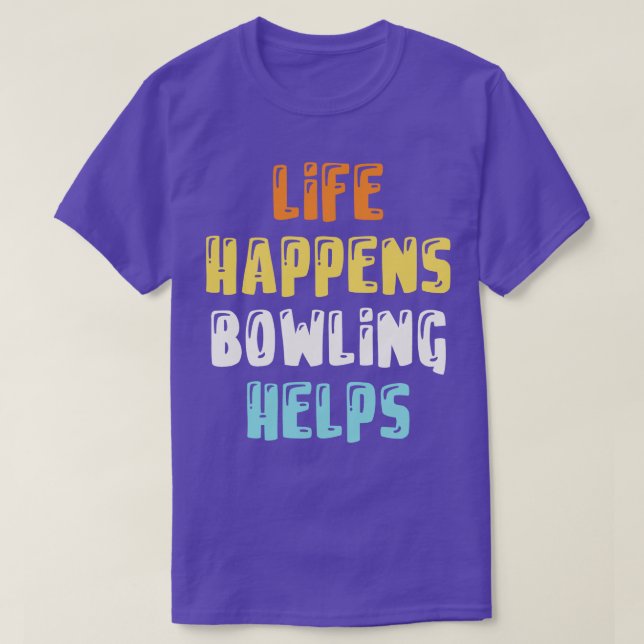 Cool Bowling  T-Shirt (Design Front)