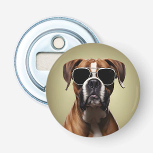 Cool Boxer Dog Bottle Opener