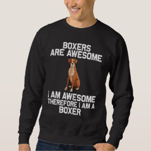 Cool Boxer Dog For Men Women Puppy Dog Owner Trai Sweatshirt