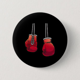 Cool Boxing Gloves For Boxer Fighting Lover Men Wo 6 Cm Round Badge