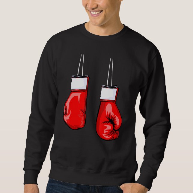 Cool Boxing Gloves For Boxer Fighting  Men Women B Sweatshirt (Front)