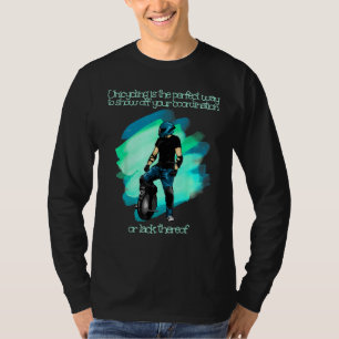 Cool Boy with Unicycle for Stuntman and unicycling T-Shirt