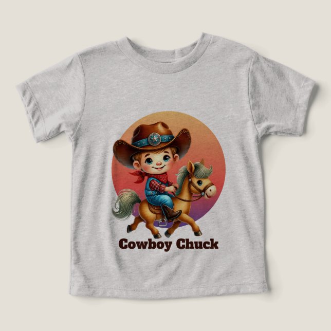 Cool boys add name cowboy lovers  (Design Front)