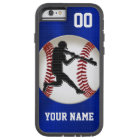 Cool Boys Blue PERSONALIZED Baseball Phone Cases