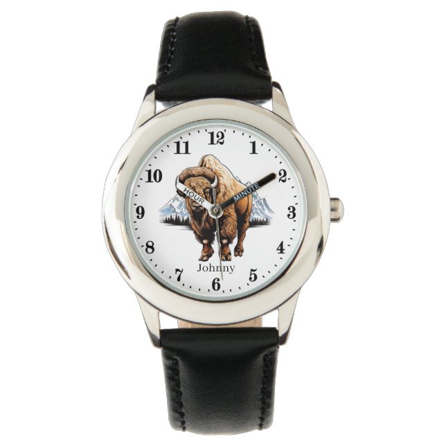 Cool boys Buffalo lovers add name Watch (Front)