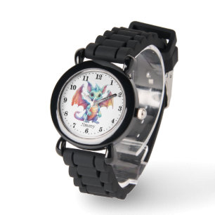 Cool boys dragon add name  watch