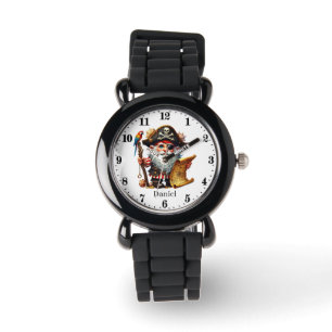 Cool boys pirate add name watch