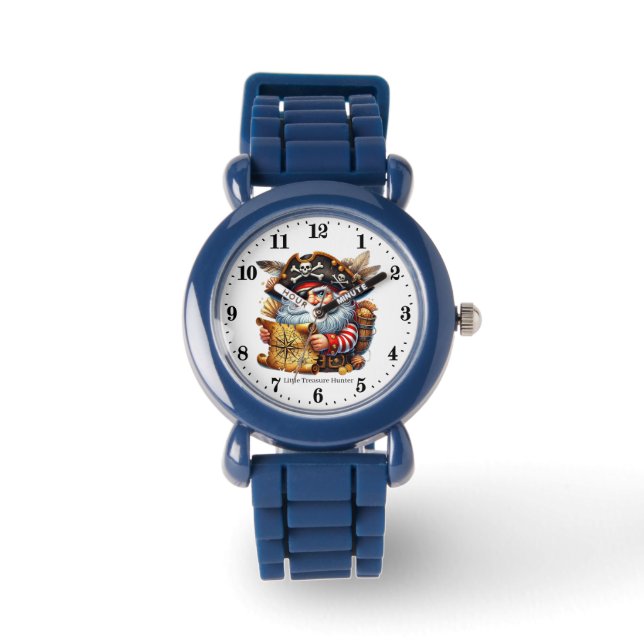 Cool boys pirate little treasure hunter watch (Front)