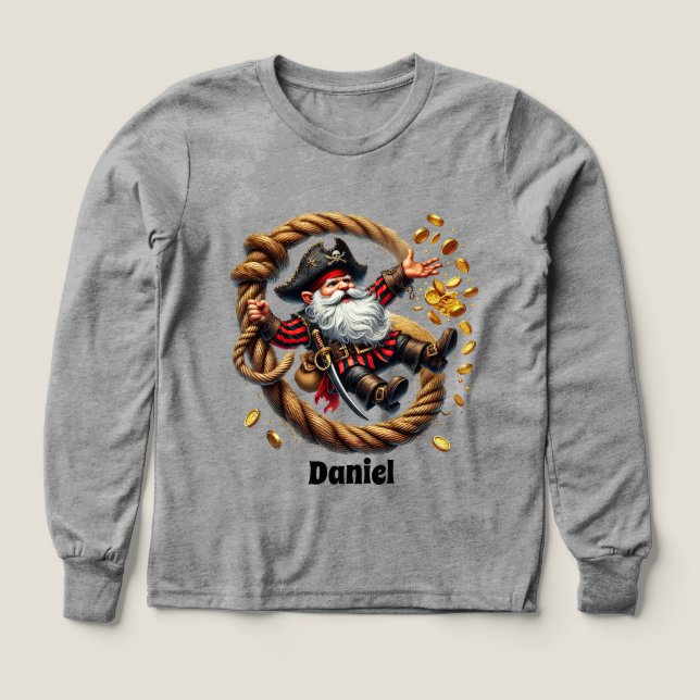 Cool boys pirate lovers add name  (Design Front)