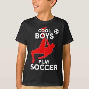 Cool Boys Play Soccer  T-Shirt