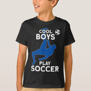 Cool Boys Play Soccer  T-Shirt