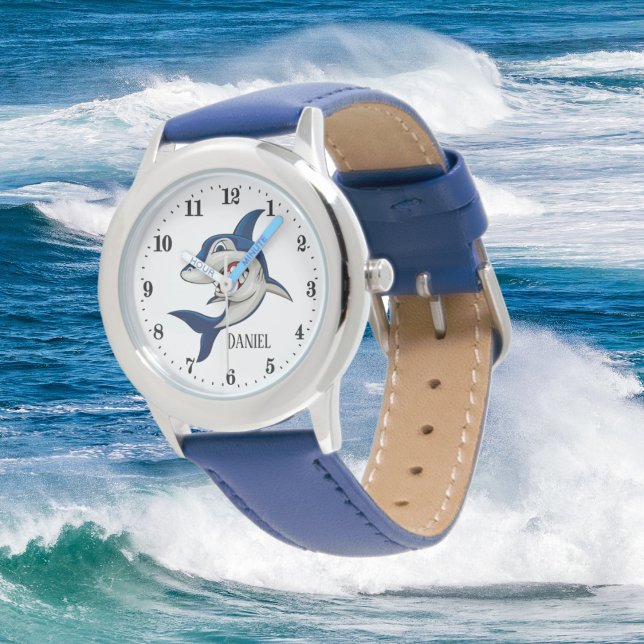 cool boys shark watch add name (Creator Uploaded)