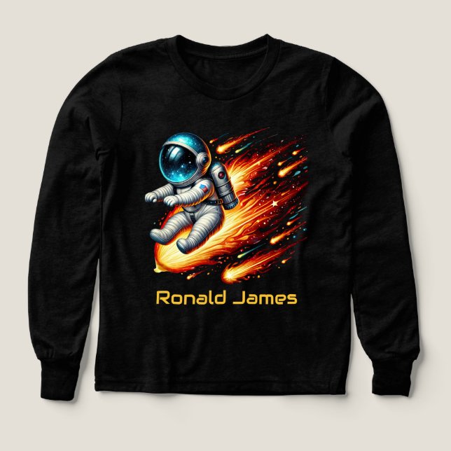 Cool boys space lovers add name  (Design Front)