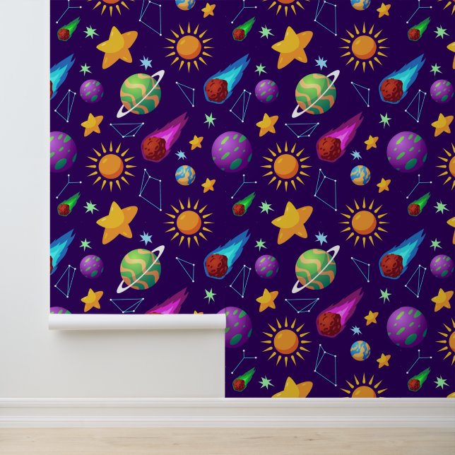 Cool boys tiled space lovers  wallpaper (Application)
