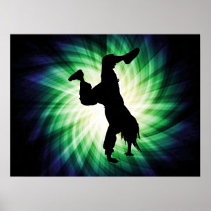 Cool Breakdancer Poster