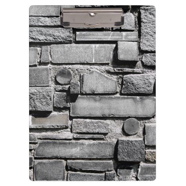 Cool Brick Wall Pattern Clipboard (Front)