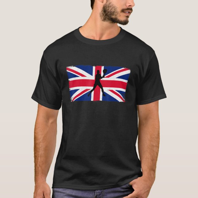 Cool British Tennis T-Shirt (Front)