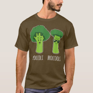 Cool Broccoli Broccooli Vegetables Lover Funny Veg T-Shirt