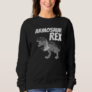 Cool Broken Arm For Men Boy Kids Dinosaur Broke Bo Sweatshirt