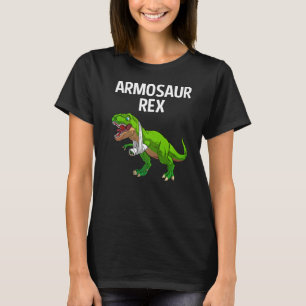 Cool Broken Arm For Men Boy Kids Dinosaur Broke Bo T-Shirt