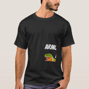 Cool Broken Arm For Men Boy Kids Dinosaur Broke Bo T-Shirt