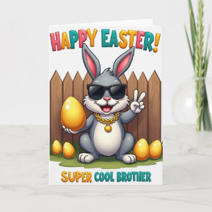 Cool Brother Easter Bunny Card