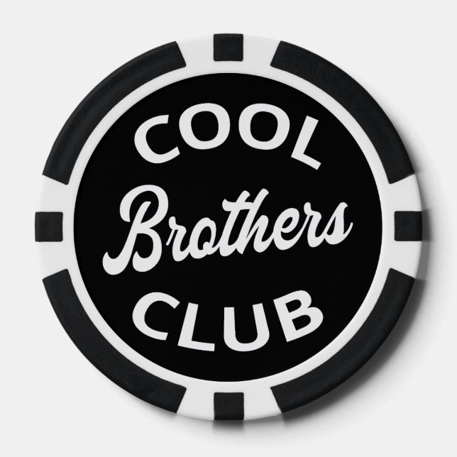 Cool Brothers Club I Poker Chips (Front)