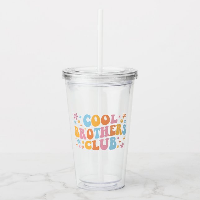Cool Brothers Club III Acrylic Tumbler (Front)
