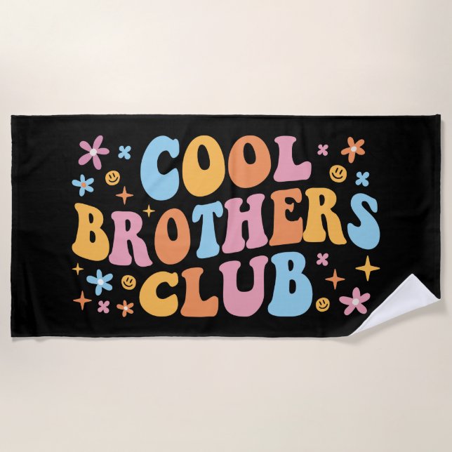 Cool Brothers Club III Beach Towel (Front)