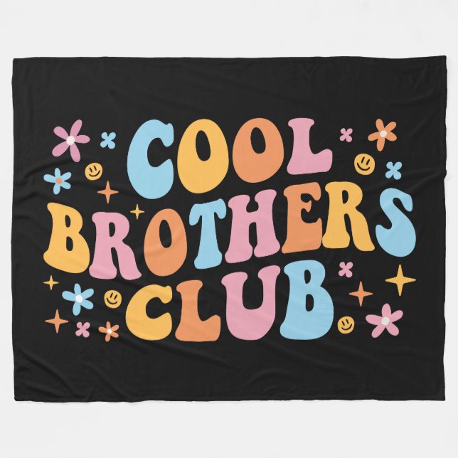 Cool Brothers Club III Fleece Blanket (Front (Horizontal))