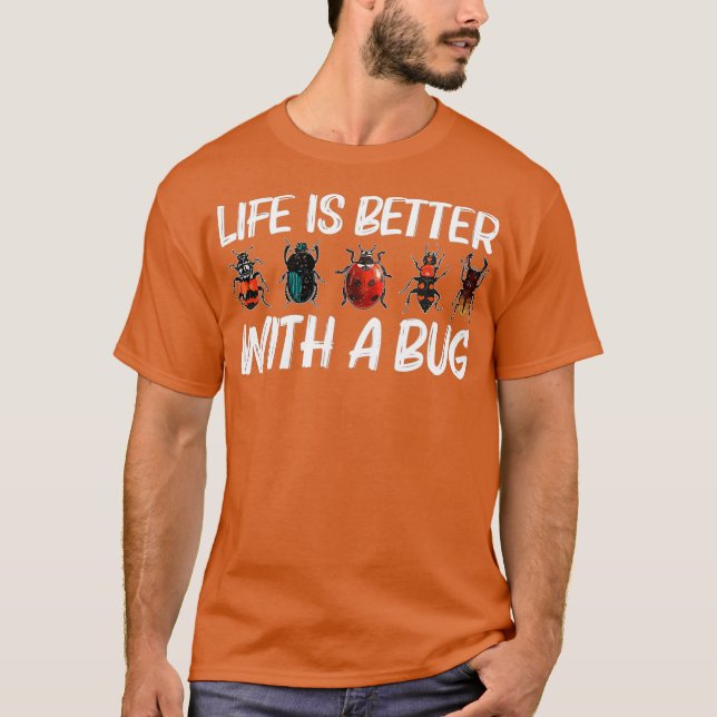 Cool Bug Gift For Men Women Bug Hunter Animal T-Shirt (Front)